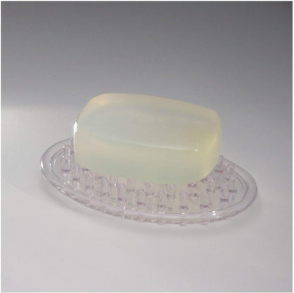 Counter, 0.75 3.25 4.75 iDesign Plastic Soap Saver, Holder Tray for Bathroom Shower, Kitchen, in. x in. x in., Clear