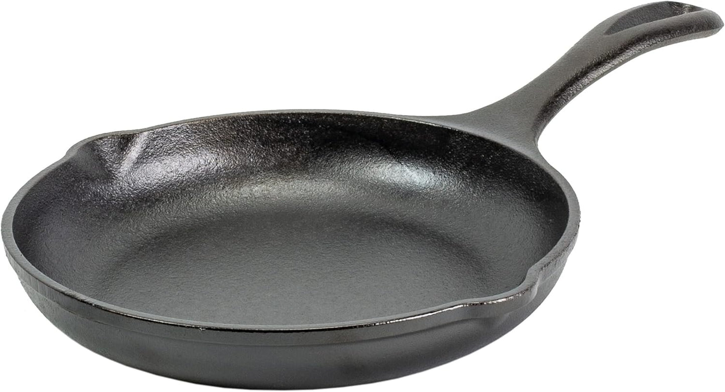 Lodge Cast Iron Chef Collection Skillet, Pre-seasoned, 8 Inch