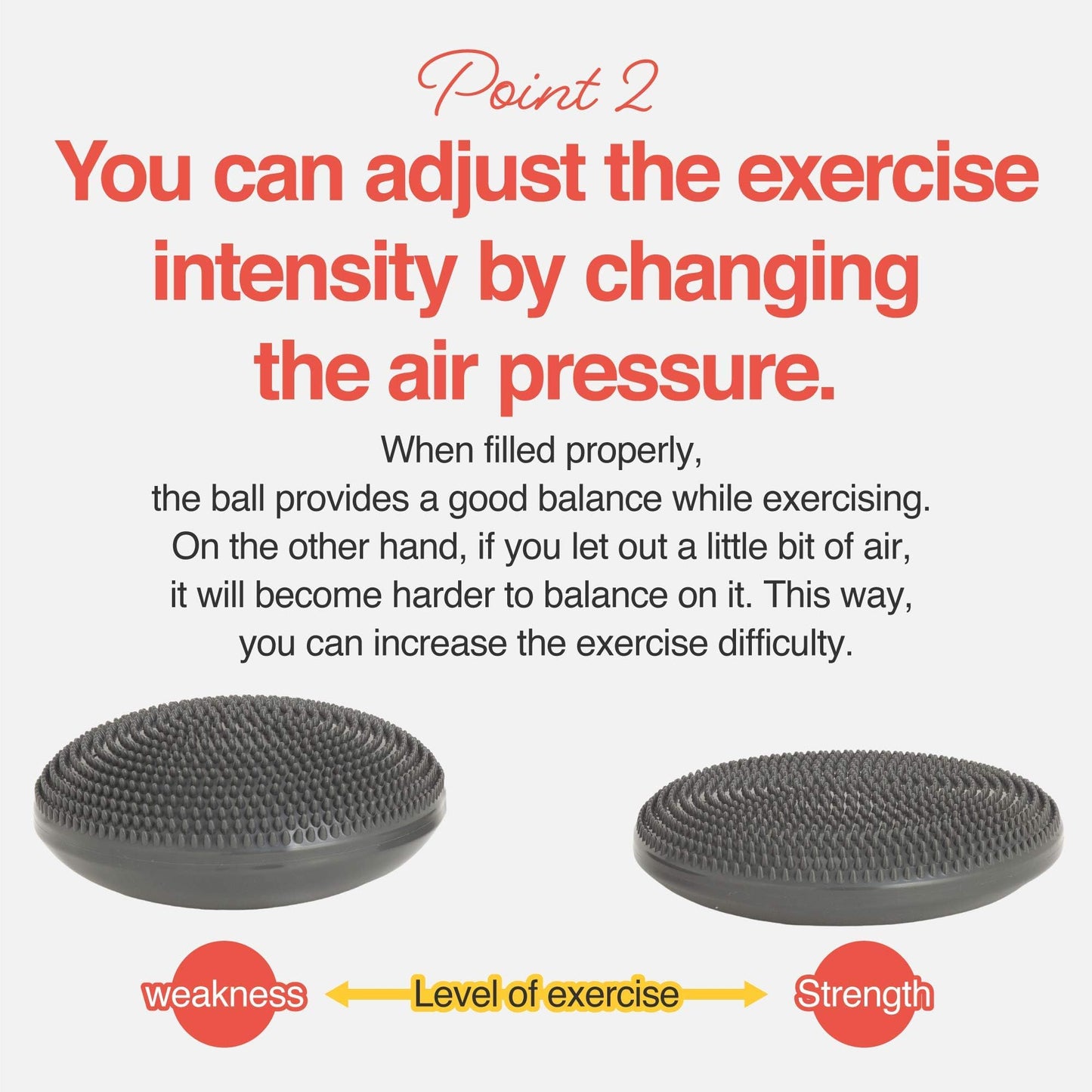Balance Disc comes with an Air Pump Exercise Wobble Cushion for Stability Workout 1 PC (Light Green)