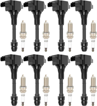 ECCPP 3 ignition coils with 3 iridium Spark Plugs,UF808,coils packs,for Smart Fortwo 2016-2017 0.9L‎224332428R,UF-808