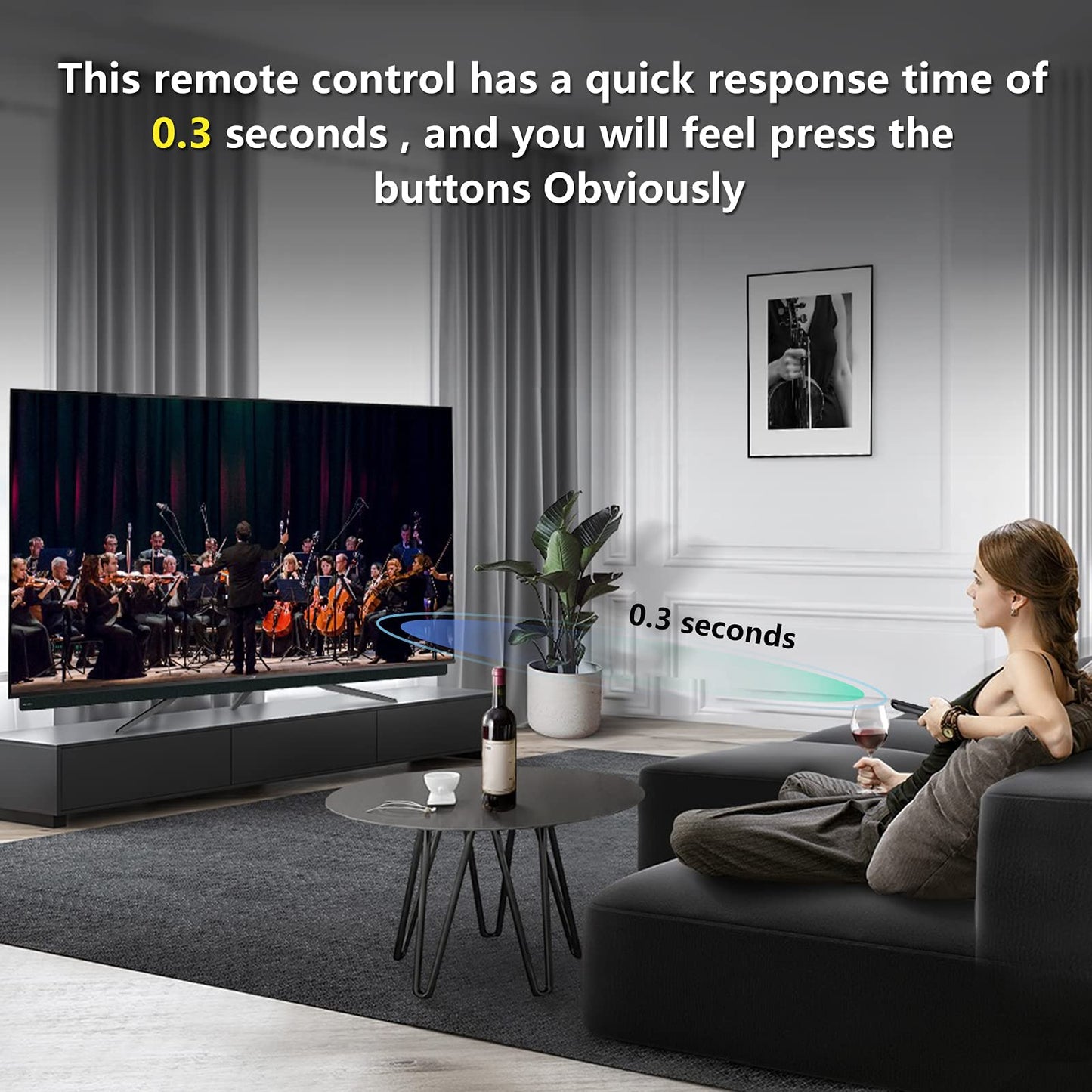 Voice Remote Replacement for TCL Android Smart TVs,RC813 with Google Voice Function