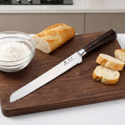 imarku Bread Knife, German High Carbon Stainless Steel Professional Grade Bread Slicing Knife, 10-Inch Serrated Edge Cake Knife, Bread Cutter for Homemade Crusty Bread, Mothers Day Gifts