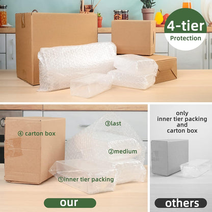 LotFancy Clear Drawer Organizers, Set of 3, 12” x 3” x 2” Plastic Storage Bins for Desk, Bathroom, and Makeup