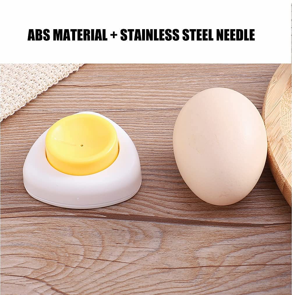 Egg Piercer for Raw Eggs - 2 Pack, with Magnetic Base and Safety Lock, Hard Boiled Egg Peeler, Egg Pricker to Get a Good Hard Boiled Egg, Easy Egg Peeler Kitchen Gadget