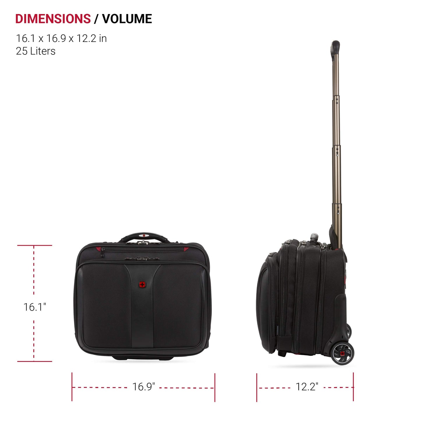 Wenger luggage Patriot II 15.6-Inch, Black