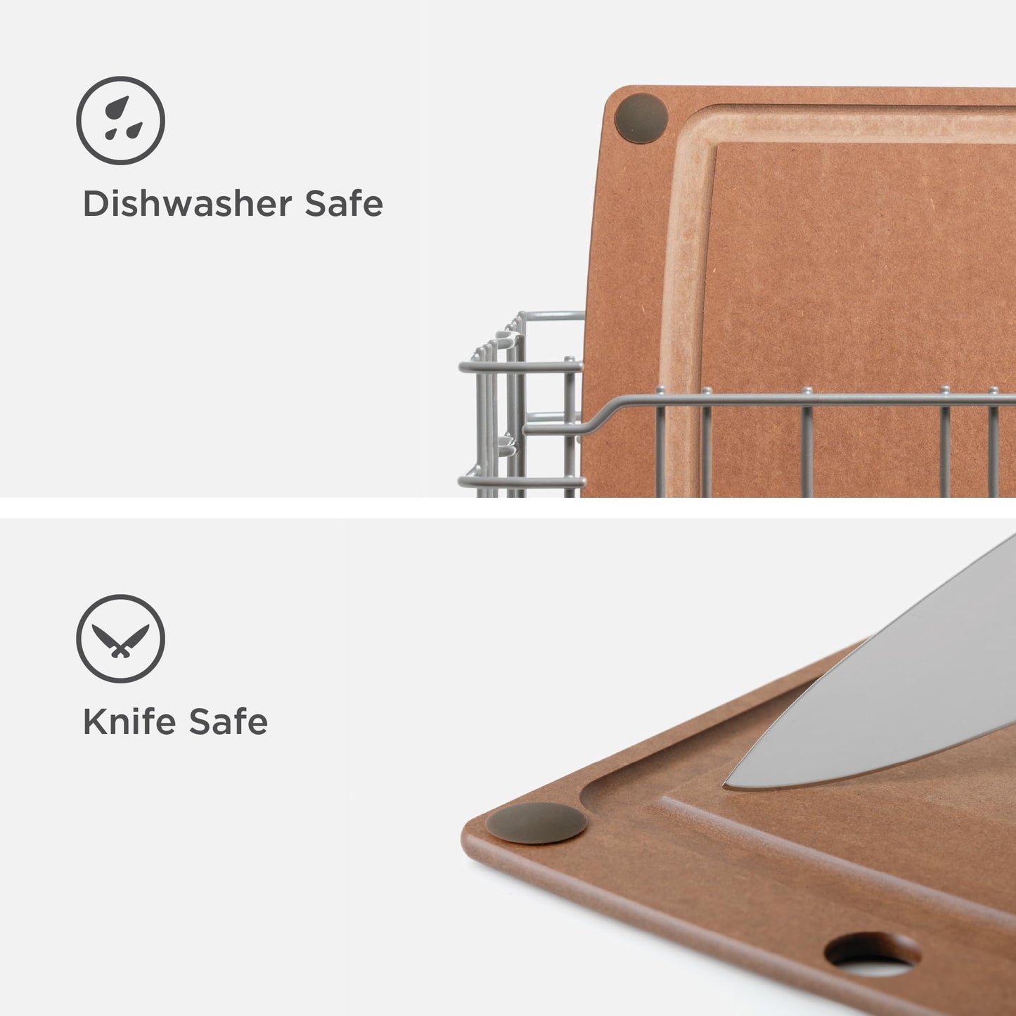 Epicurean All-in-One 14.5" × 11.25" Cutting Board, Nutmeg