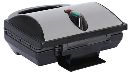 Brentwood TS-601S Non-Stick 6 Mini Corn Dog Maker, Stainless Steel, Silver, 5X10X10