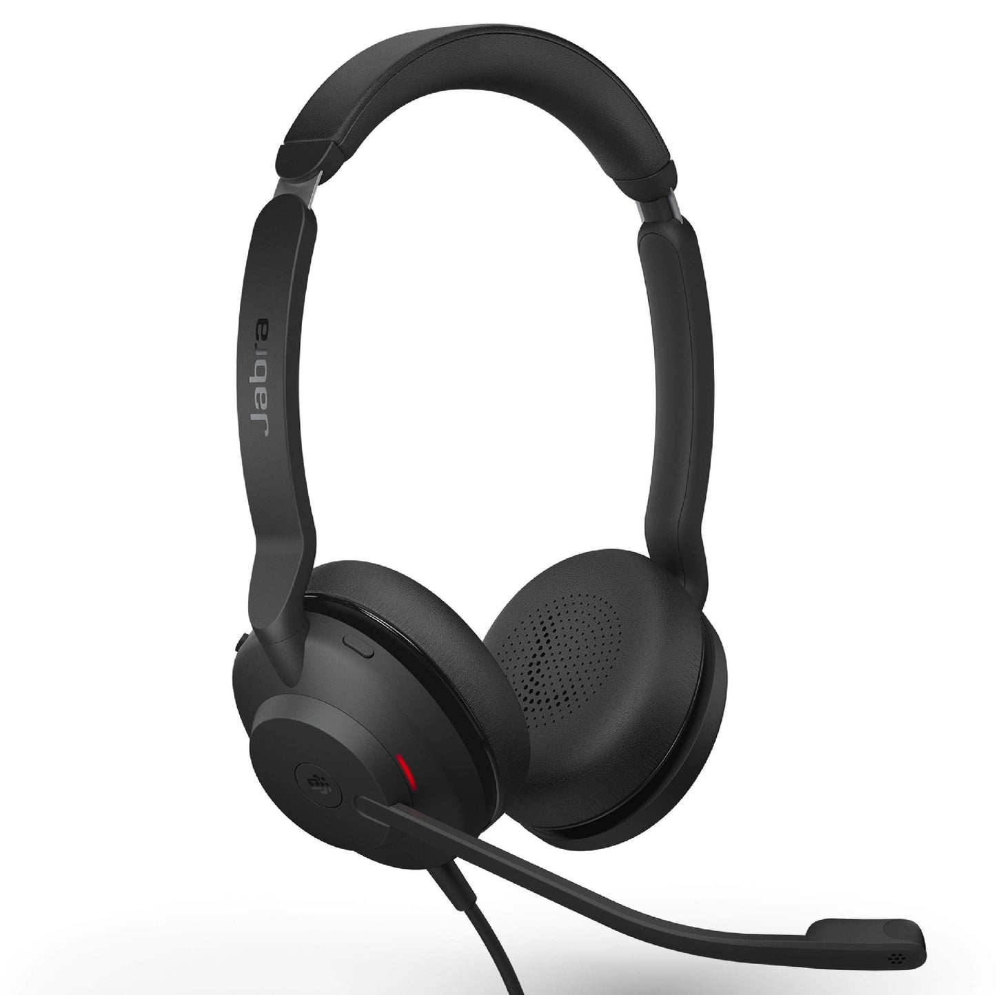 Jabra Evolve2 30 MS Wired Headset, USB-C, Stereo, Black – Lightweight, Portable Telephone Headset with 2 Built-in Microphones – Work Headset with Superior Audio and Reliable Comfort