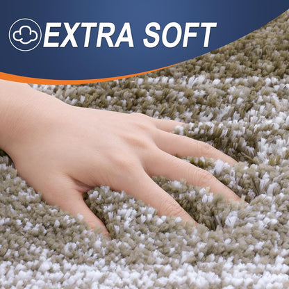 OLANLY Bathroom Runner Rug - Extra Soft Microfiber Mat | Quick-Dry, Washable 47x20 Coffee Color