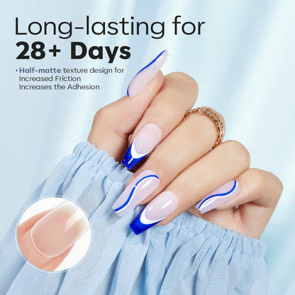 modelones 9 in One Gel Nail Glue Brush On Nail Glue 15 ml for Tips, Rhinestones, Base Coat, Blooming Art Gel Kit for Press on Nails Acrylic Tips U V Lamp Needed 2Pcs