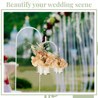 10 35 Inch Yaocom Pcs Shepherds Hooks for Outdoor Bird Feeder Poles Metal Shepherds Hook Plant Hangers Outdoor Wedding