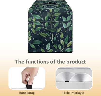 Food Slicer Cover, Waterproof Fabric Dust-Proof Durable Kitchen Electric Appliance Cover with Side Pocket, Dark Blue
