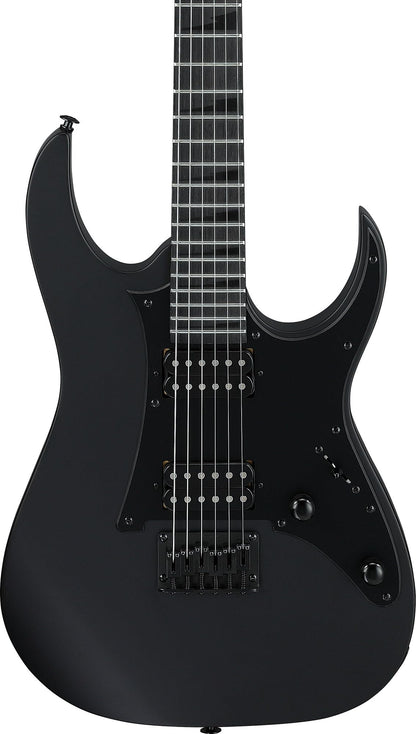 Ibanez GRGR131EX RG Gio Electric Guitar - Black Flat Bundle with Amplifier, Gig Bag, Tuner, Cable, Picks, Austin Bazaar Instructional DVD, and Polishing Cloth