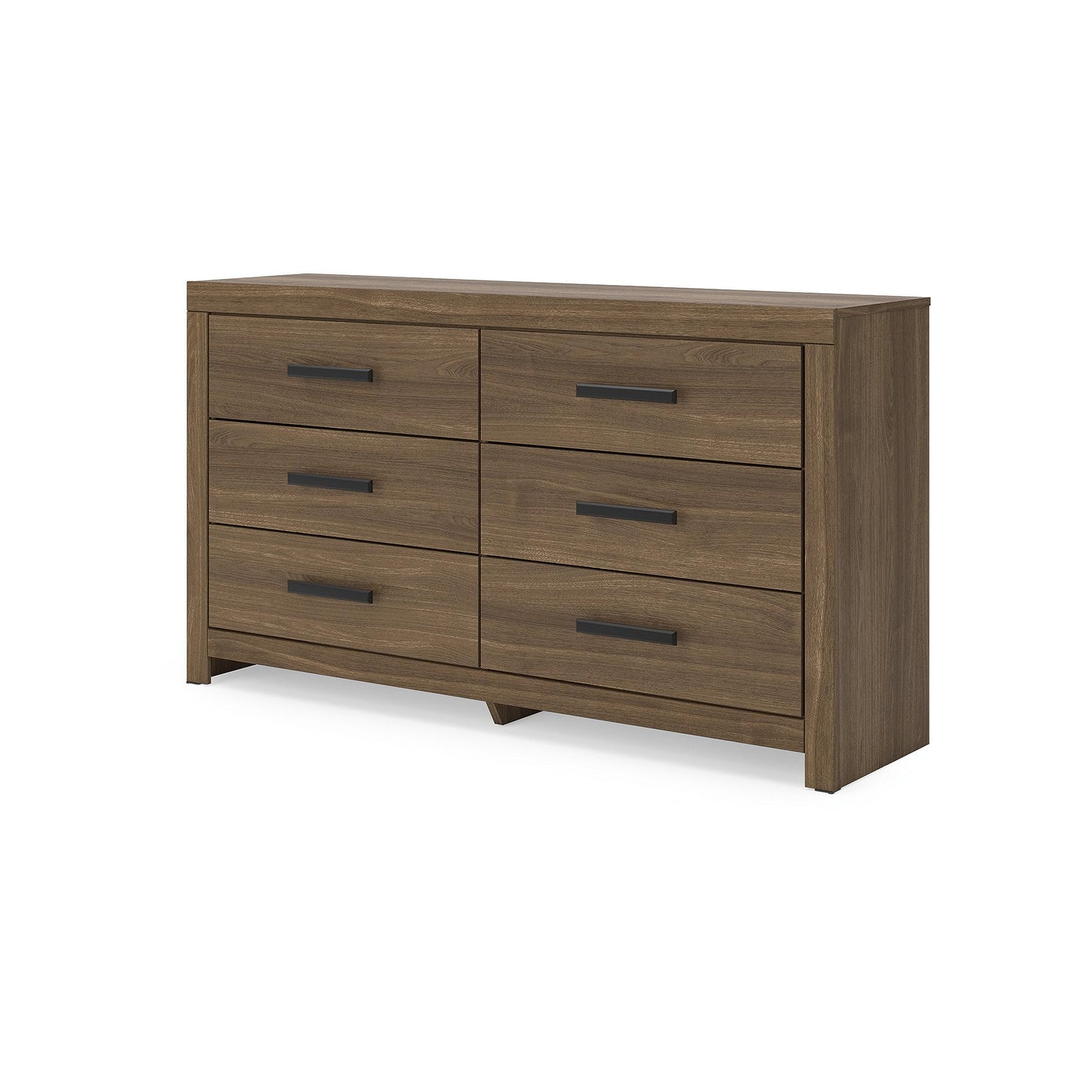 Signature Design by Ashley Ryderton Rustic 6-Drawer Dresser with Safety Stop, Warm Brown