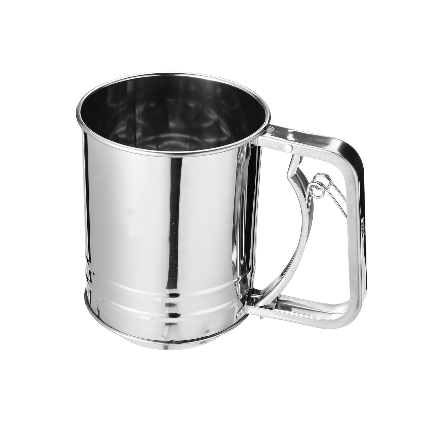 3 in 1 Stainless Steel Sifter 3 Cup Flour Sifter for baking with Powdered Sugar Duster Set, flour sprinkler Duster for Baking Pastries Pies Cupcakes and Desserts
