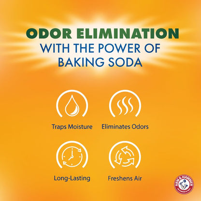 Arm & Hammer Essentials Hanging Moisture Absorber and Odor Eliminator, 17.5 oz., 3 Pack, Fragrance Free, Moisture Absorbers for Closets, Laundry Rooms and Bedrooms, Long-Lasting Freshness