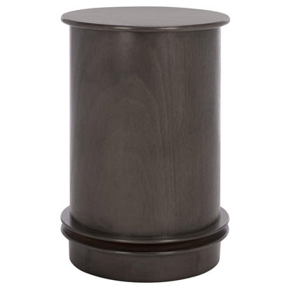 SAFAVIEH Furniture - Tabitha 1-Drawer Accent Table - Black - Solid Wood - Farmhouse Storage Design - Ideal for Living Room, Entryway, Home Office, 17.7"W x 17.7"D x 26"H - Fully Assembled (AMH5712H)