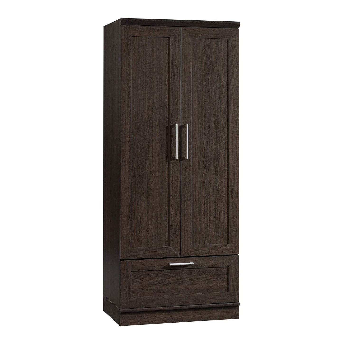Sauder HomePlus Wardrobe/Pantry cabinets, L: 28.98" x W: 20.95" x H: 71.18", Dakota Oak finish