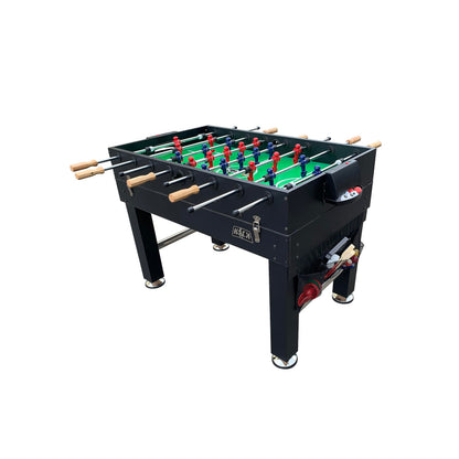 KICK Tetrad 55" 4-in-1 Multi Game Table (Black) – Foosball, Billiards/Pool, Air Hockey & Ping Pong