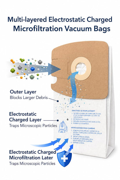 Eureka Style MM Envirocare Micro-Filtration Vacuum Bags - 9 Pack