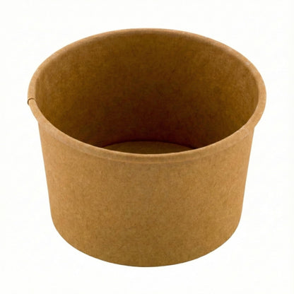 Restaurantware Kraft 50 Count To Go Cup Disposable 3 x 3 x 1.8 Inches Paper Mini Cup Grease-Resistant Cup Recyclable Durable Design