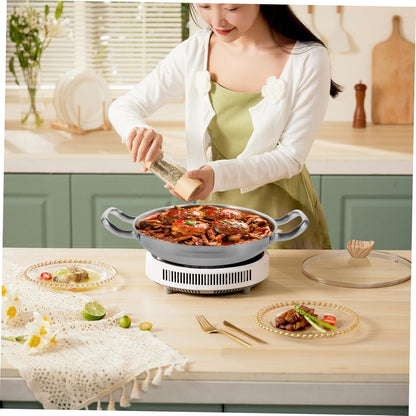Stainless Steel Griddle, Large Pot for Cooking Korean Pan, Small Pots for Ramen, Hot Pot, Home Cooking