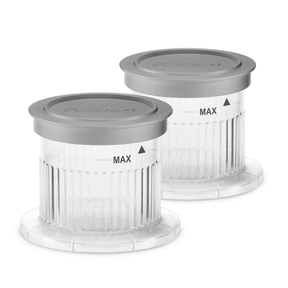 FastFreeze Ice Cream Maker Dessert Cups 2-Pack – 0.5-Pint Freezer Cups with Lids, Dishwasher-Safe, Compatible with ICE-FD10 for Homemade Ice Cream, Sorbet, Smoothies & Frozen Desserts