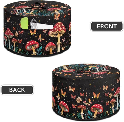 Crock Pot Dust Cover - Mushroom Slow Cooker Dust Cover for 6, 7, 8 Quart Oval Crock Pot