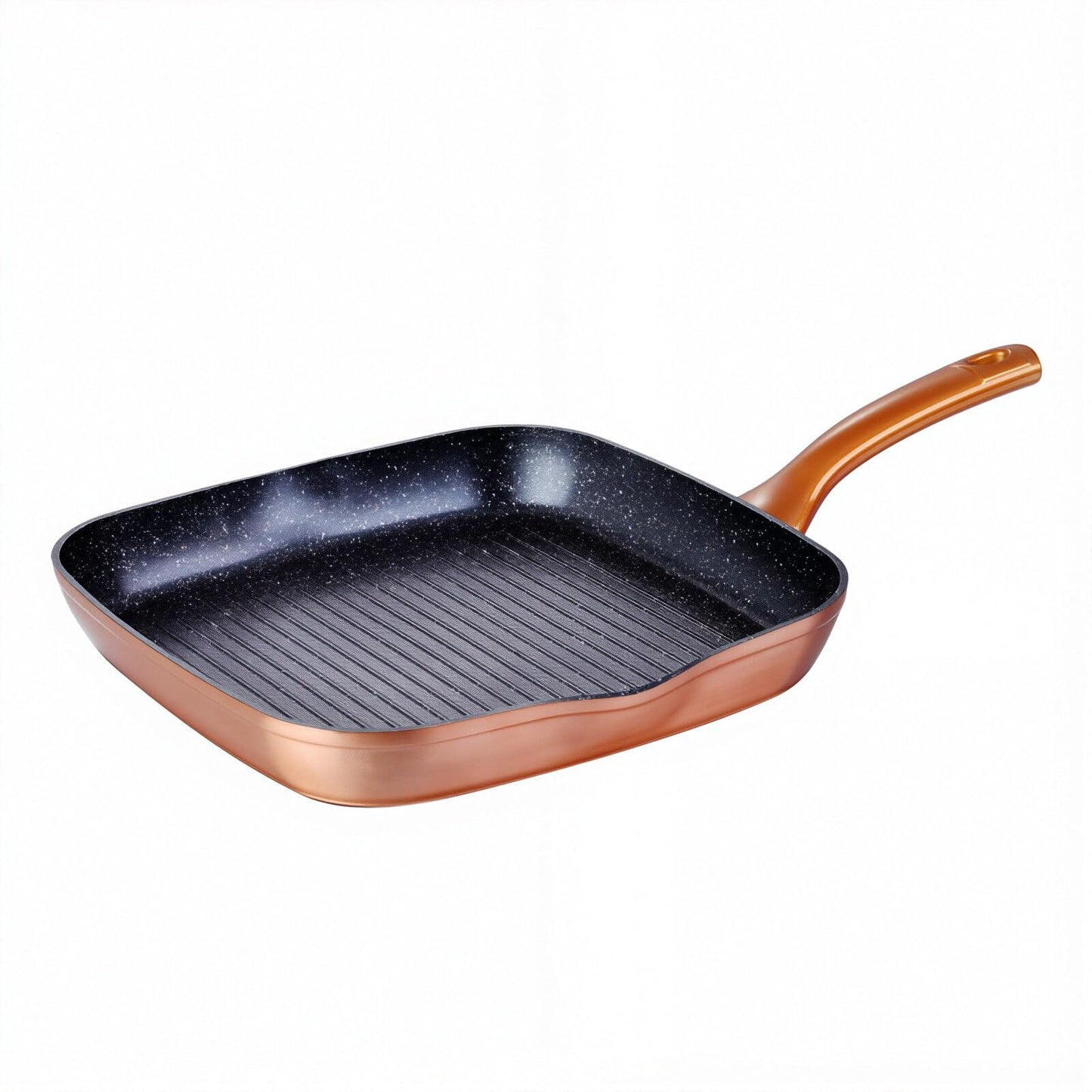 QUANSHANGJU Nonstick Grill Pan for Stove Tops, 11 Inch Versatile Griddle Pan with Pour Spouts,Square Grill Pan for Indoor Cooking Surface, Durable Grill Skillet for Indoor & Outdoor Grilling.PFOA Free