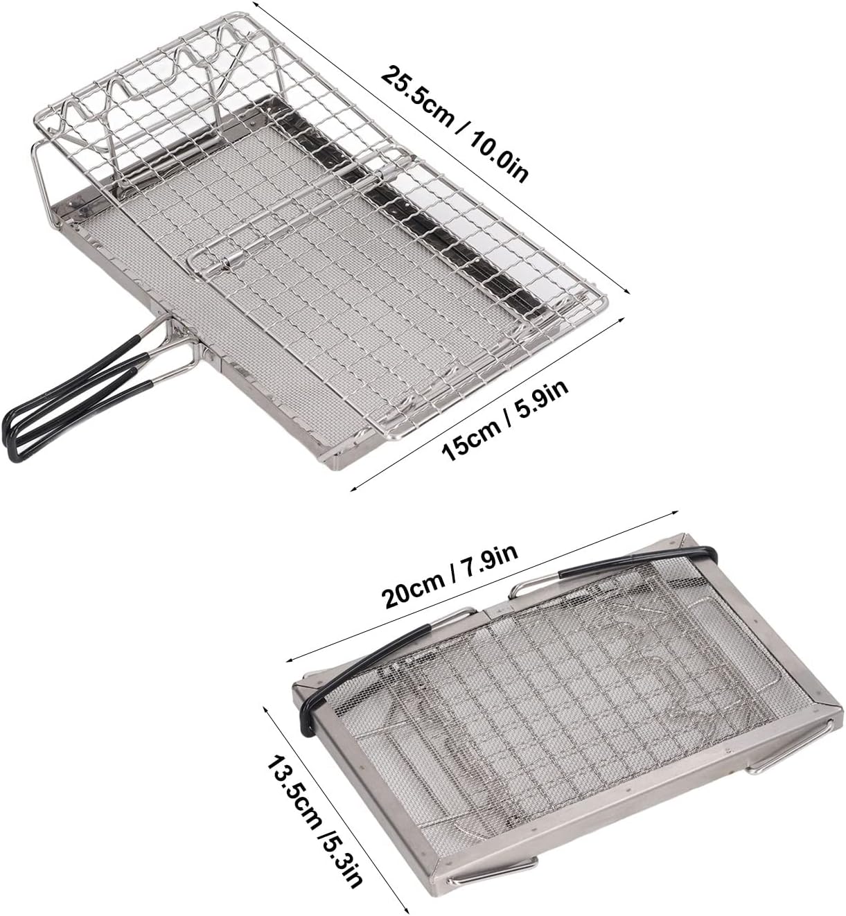 Camping Stove Toaster Outdoor Barbecue Bread Rack, Portable Stovetop Folding Cake Baking