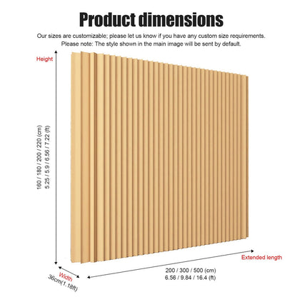 Portable Room Divider, Folding Paper Adjustable Privacy Screen for Offices, Studios, and Dorms, Versatile Room Partitions for Flexible Space Separation (200x300cm)
