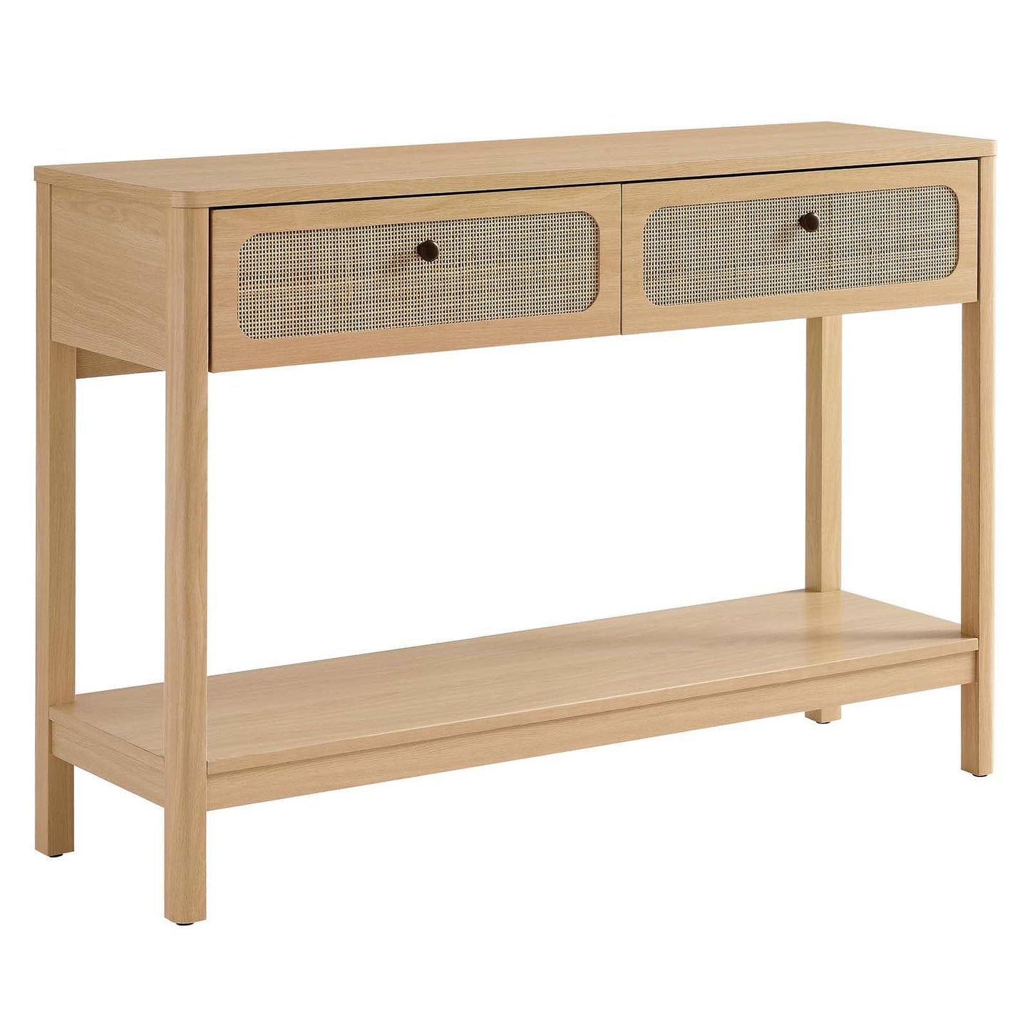 Modway EEI-6797-OAK Chaucer Wood Entryway Console Table, Oak