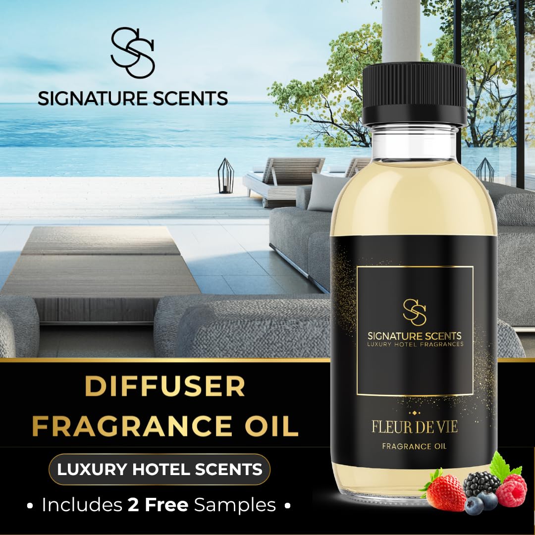 Luxury Hotel Diffuser Oil for Hotels and Homes - Aromatherapy Oils for use with an Essential Oil Diffuser at Home - Fragrance-Scent Diffuser Oil Blend (Winter Spruce) 4.05fl oz (120ml)