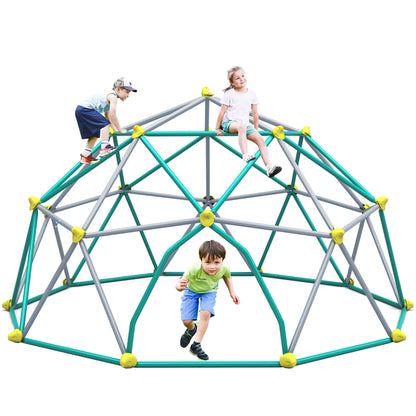 Merax 13FT Climbing Dome, Outdoor Dome Climber for Kids 3-10 Supporting 1000 lbs, Easy Assembly Playground Jungle Gym Backyard Play Equipment
