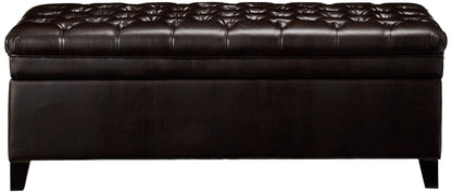 Christopher Knight Home Juliana PU Storage Ottoman, Brown