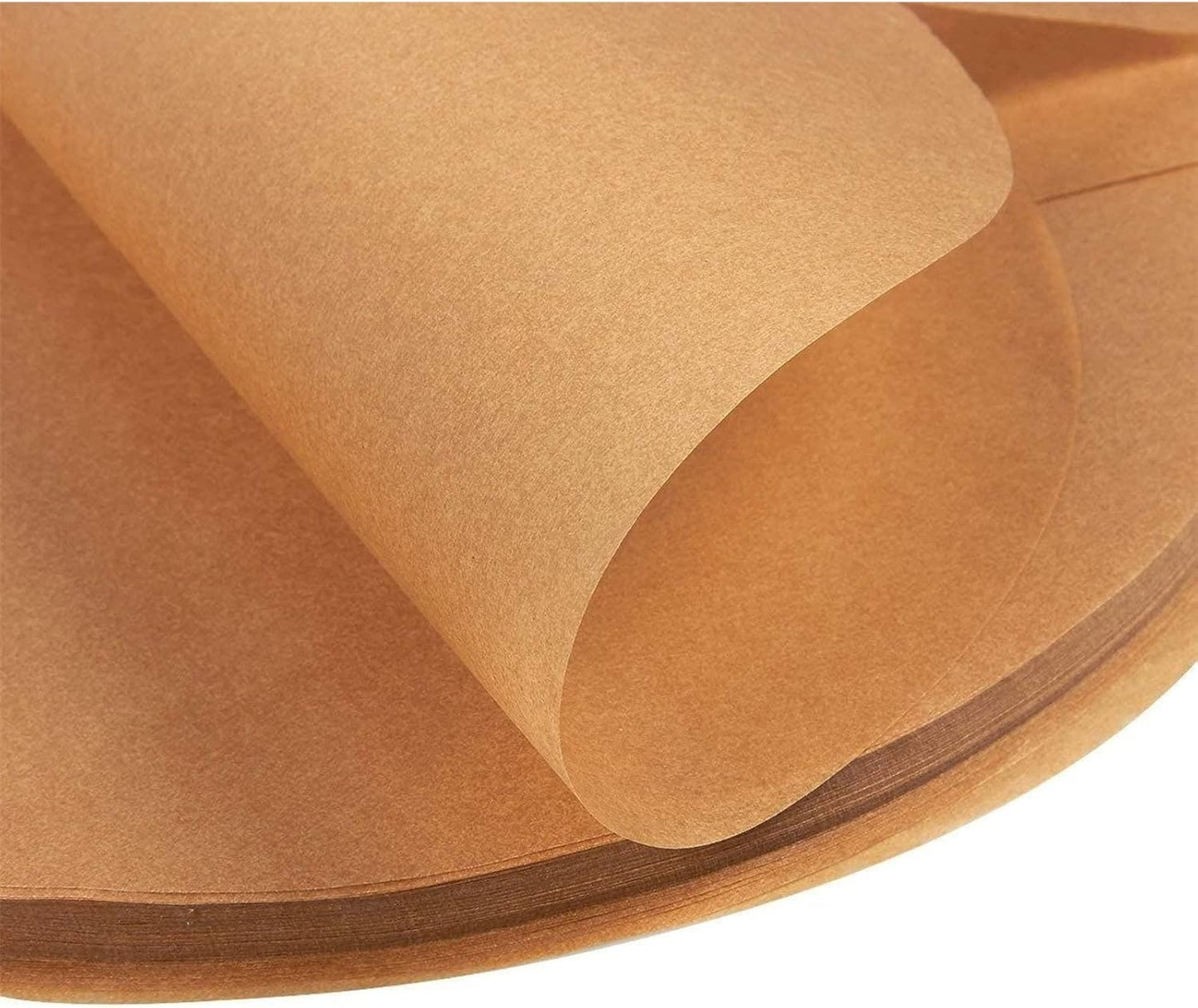 Juvale Unbleached Baking Parchment Paper Rounds with Easy Lift Tabs, 9 in, 100 Sheets
