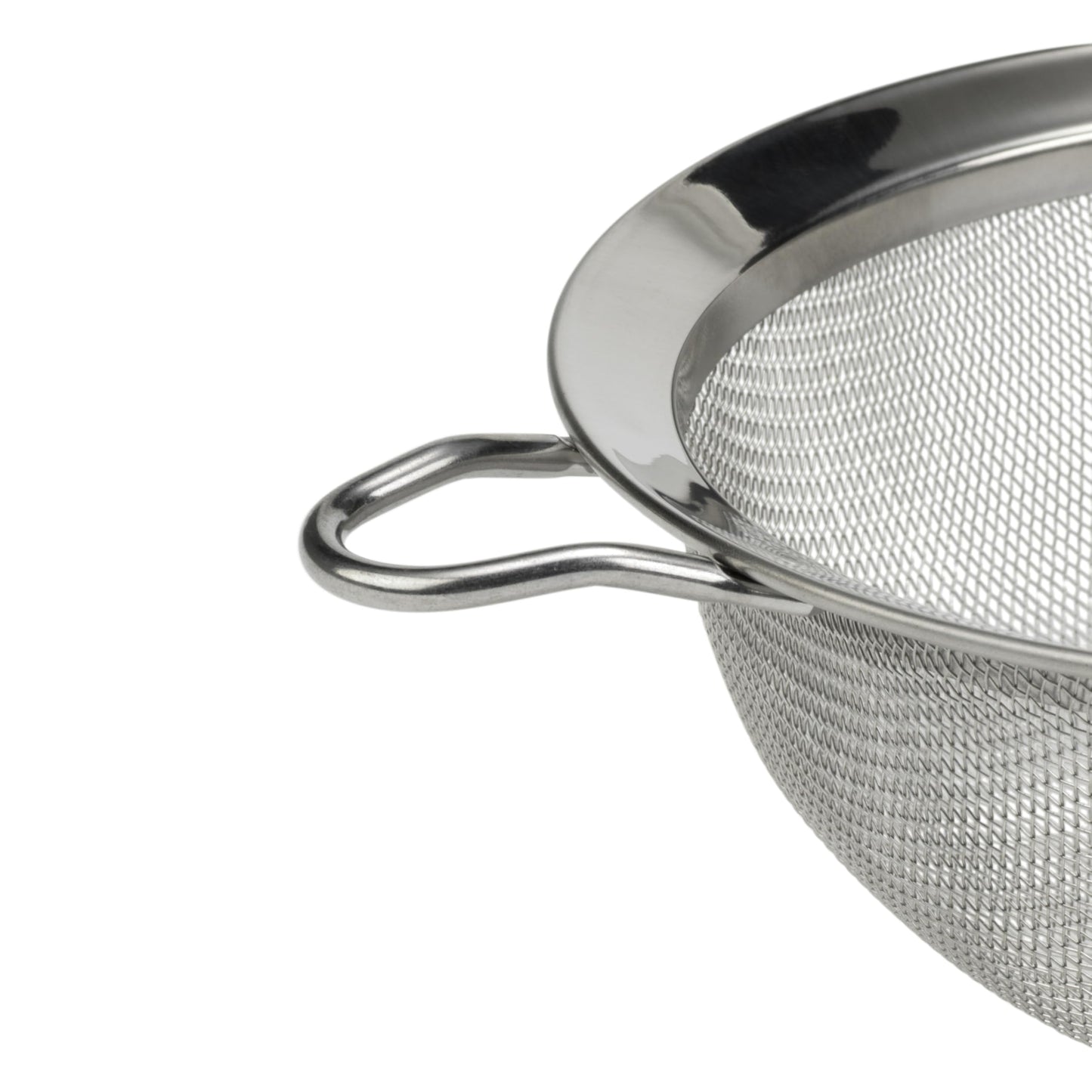 GoodCook Gourmet 6-inch Hand Strainer, Stainless Steel Diamond Shaped Ergonomic Handle with Hang Loop