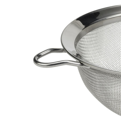 GoodCook Gourmet 6-inch Hand Strainer, Stainless Steel Diamond Shaped Ergonomic Handle with Hang Loop