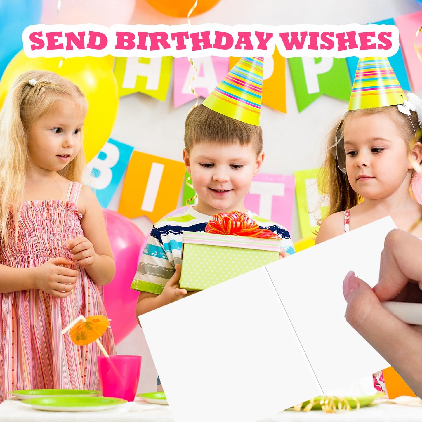 YOKUSHI 12 PCS Diamond Art Painting Birthday Greeting Cards, Fete Day Craft DIY Card Making Kits for Adults Gifts (Happy Birthday)