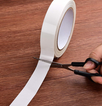 i frmmy Removable Clear Double Sided Sticky Tape- No Residue, Perfect for Gift Wrap, Woodworking- 1 inches x 20 Yards (2 Rolls)