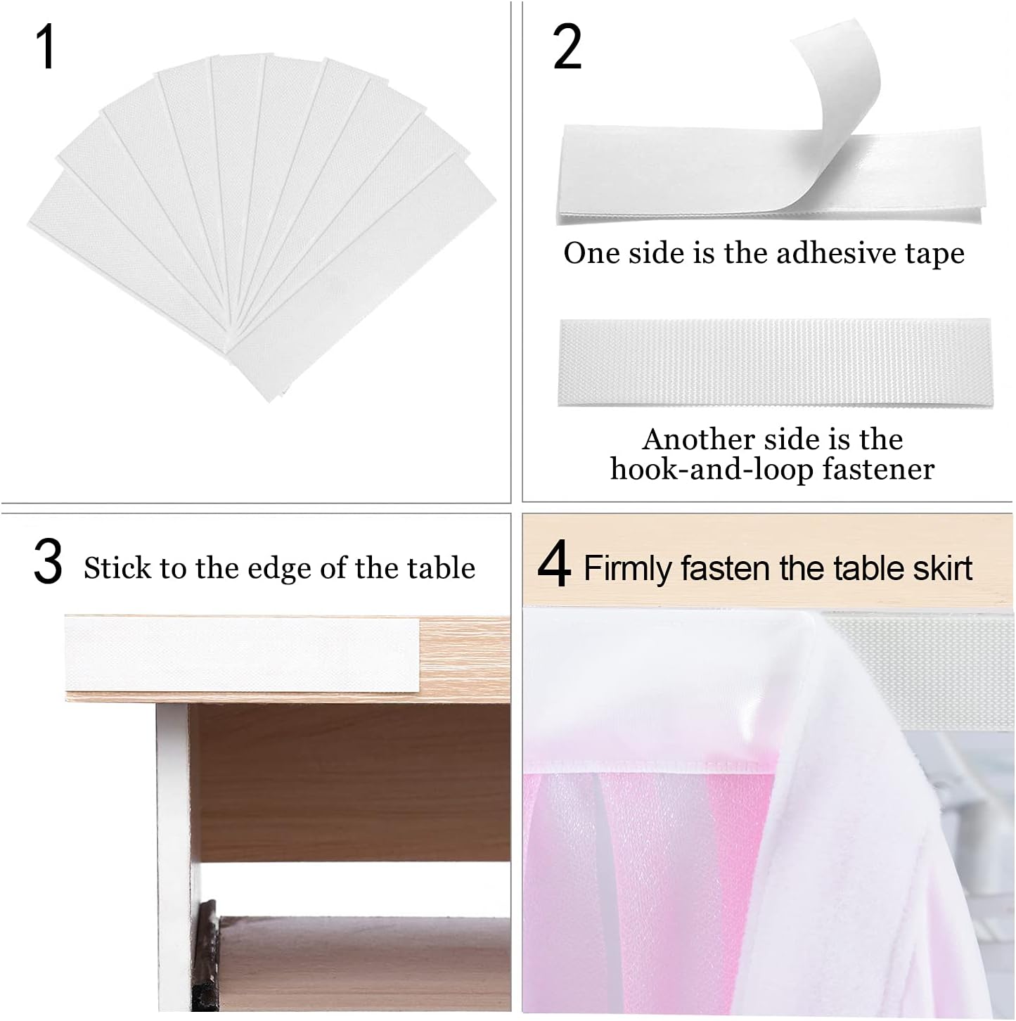 Gender Reveal Table Skirt, 6 Ft Pink Blue Tulle Tutu for Boy or Girl Birthday Party Baby Shower Cake Dessert Decorations