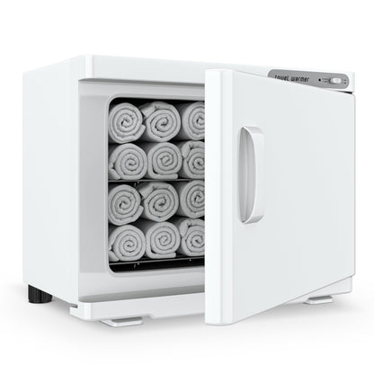 Towel Warmer, 23L Towel Warmer Cabinet Can Hold 32 Wet Facial Towels,Hot Towel Warmer Use for Spa, Hair Beauty, Salon - Black