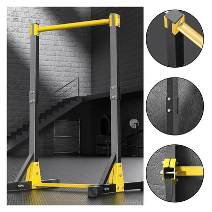 UXALoH6 Gymnastics Bar Portable Pull-up Bar Station Free Standing Pull Up Bar for Home Gym
