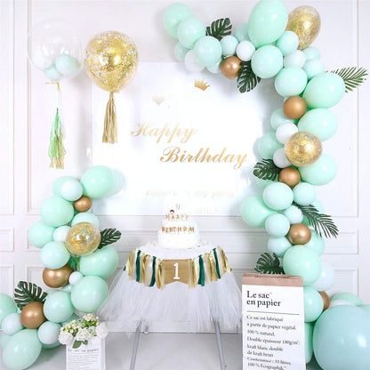1st Field Green Style Highchair Banner Baby Girls Boys Birthday Party High Chair Bunting Garland Decoration (Grassland
