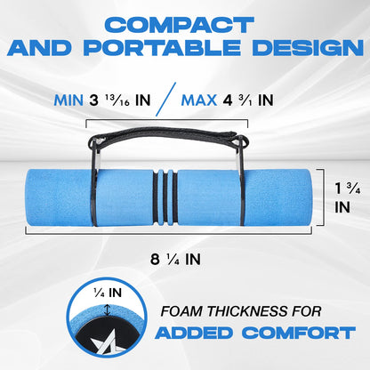 Yes4All Adjustable Dumbbell Hand Weights Set Of 2 Perfect for Women's Walking or Travel Exercise with Adjustable Straps, Foam Cover, and Color Coded Weight (2lbs, 3lbs or 4lbs), Anti Slip
