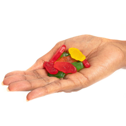 SWEDISH FISH Mini Assorted Soft & Chewy Candy, Family Size, Bulk Candy, 1.8 lb