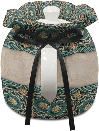 Boho Mandala Hummingbird Pattern Tea Cosy, Insulated Teapot Cover for Home Kitchen