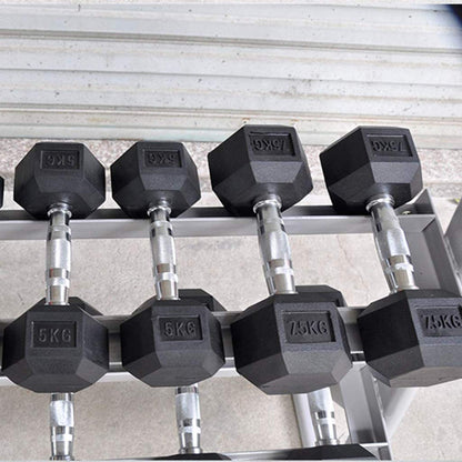 UMJIGF Dumbbell Rack/Home Commercial Fitness Equipment Storage Rack/Fixed Dumbbell Display Rack,Black,