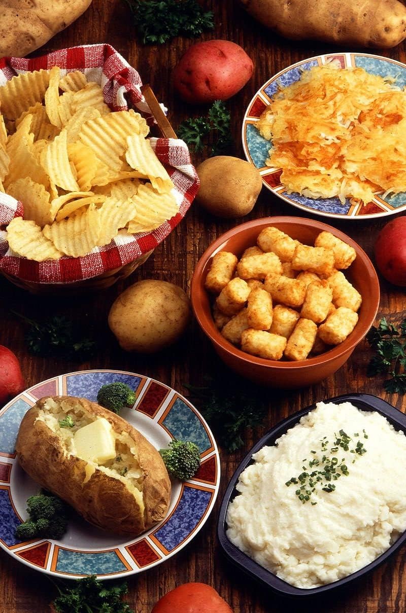 Russet Bulbs 2026-5 TomorrowSeeds - Seed Potatoes - USDA Certified for Growers Size B Non GMO Brown Burbank Idaho