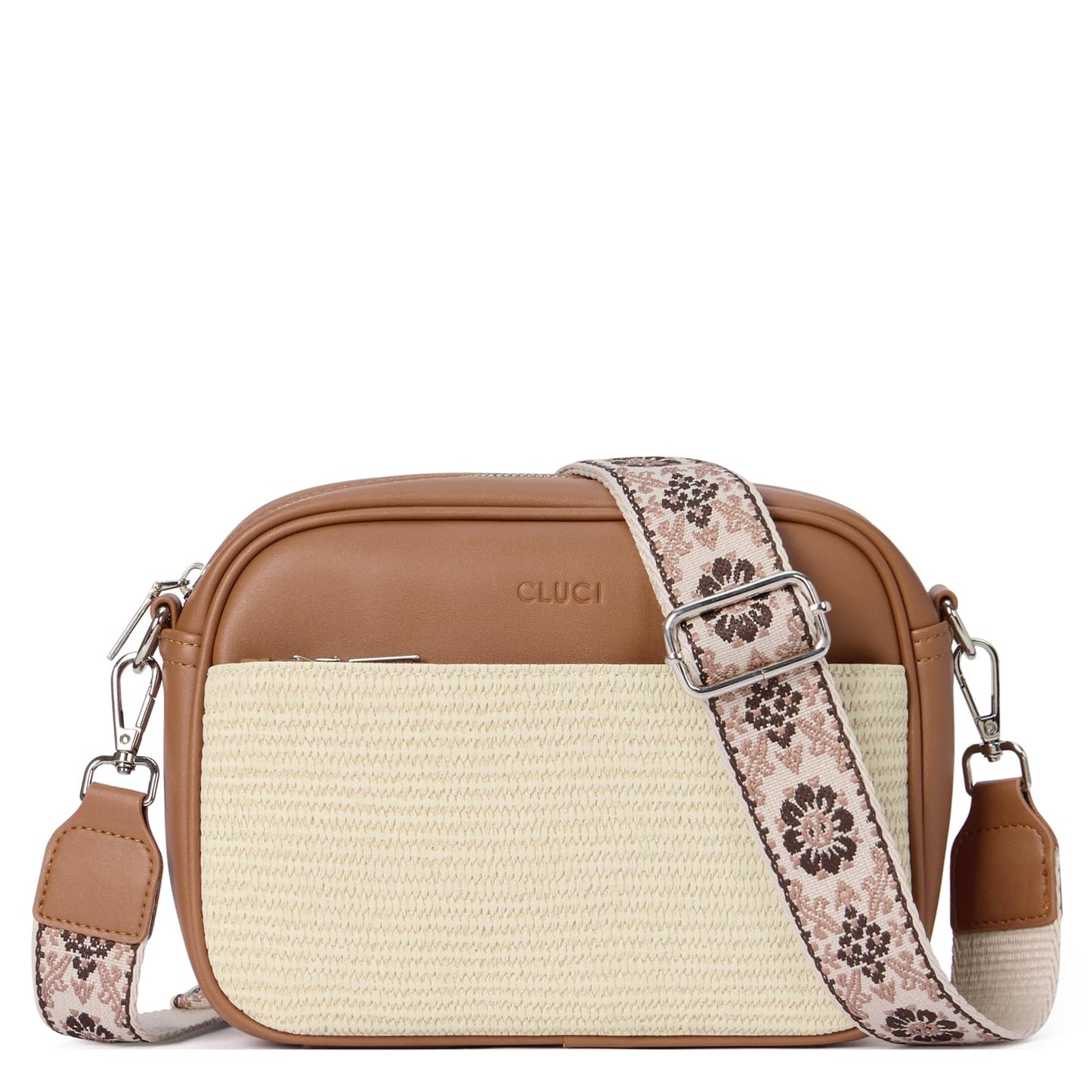 CLUCI Crossbody Bags for Women Trendy, Vegan Leather Shoulder Handbags，Purses for Women with Adjustable Wide Strap